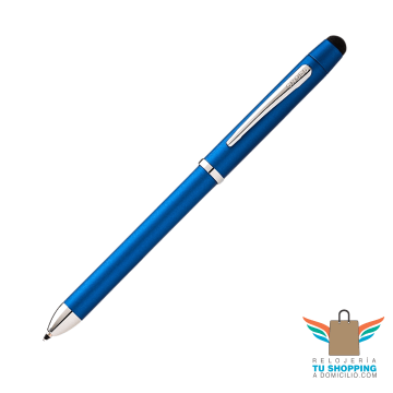 Bolígrafo Cross Tech3+ Azul Metalizado AT0090-8