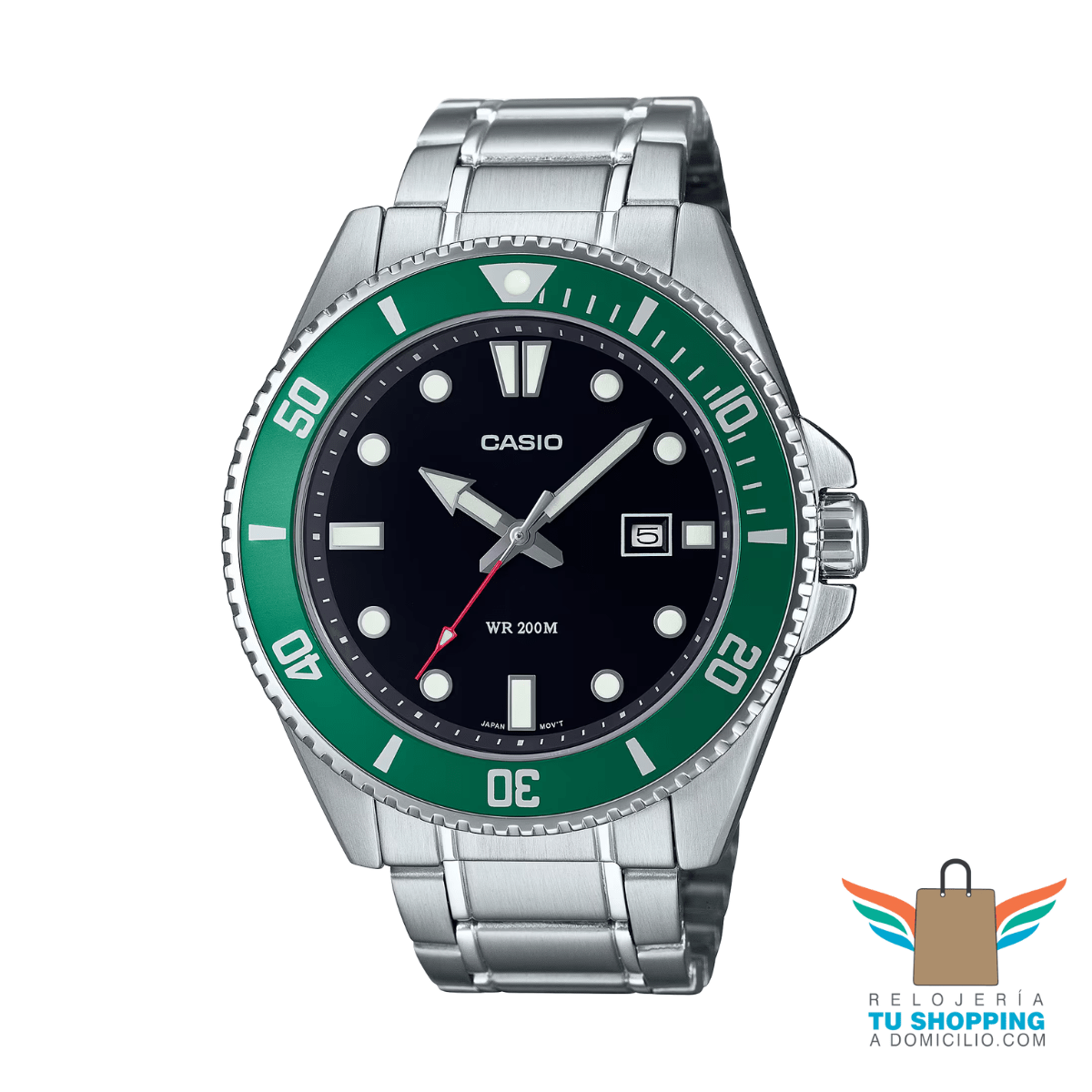 RELOJ CASIO - MDV-107D-3AVDF - diseño deportivo, pero clásico